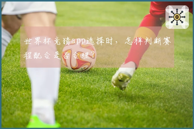 世界杯竞猜app选择时,怎样判断赛程配合是否合理?
